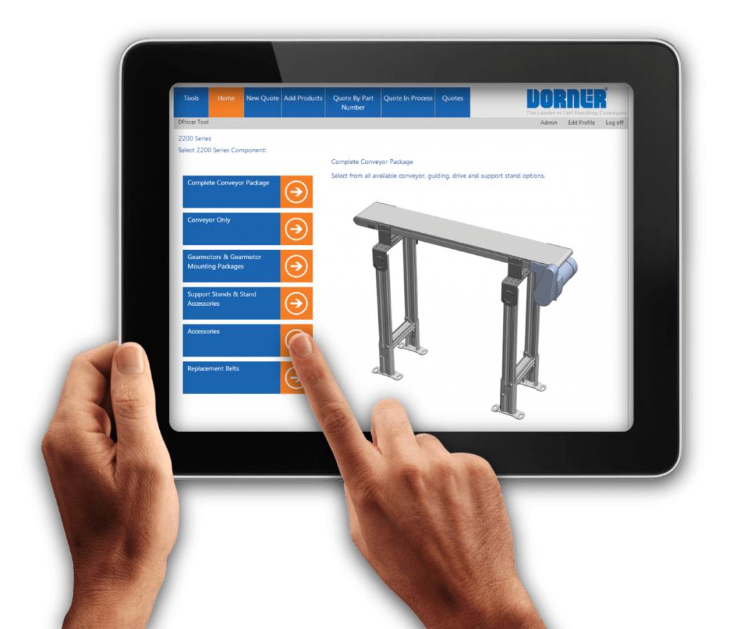 , Dorner&#8217;s D-Tools Configurator