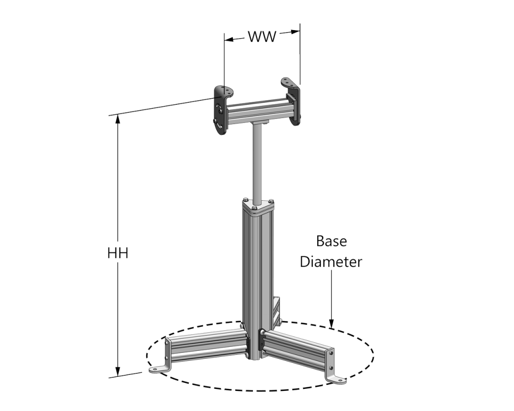 Single Post Support Stand