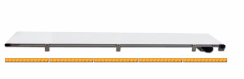 1100 Series 60" long conveyor with measuring tape
