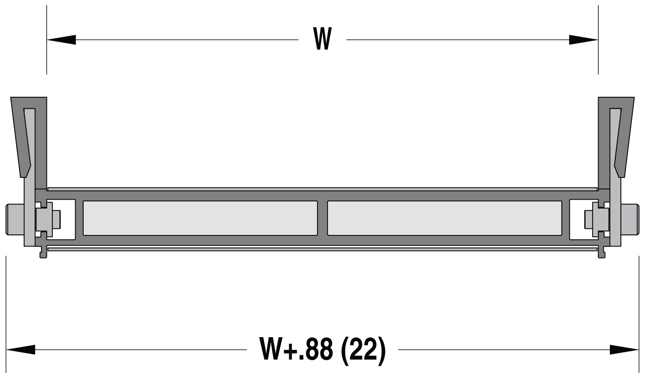 21 1" UHMW High Side