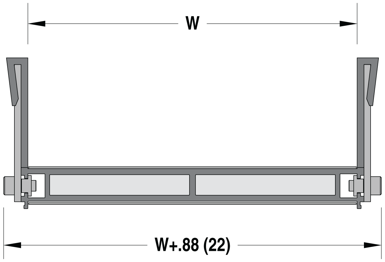 22 2" UHMW High Side