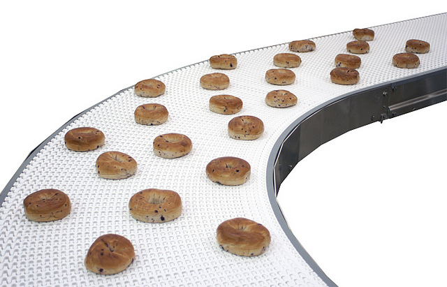 Dorner Conveyors Sanitary Belts for Food Handling and Processing