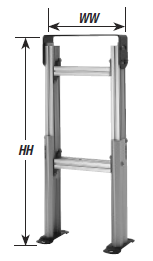 , 2200/2700 Serie Flachband-Stützständer und Zubehör