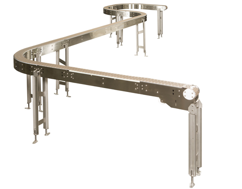 conveyor belt with t-slots 