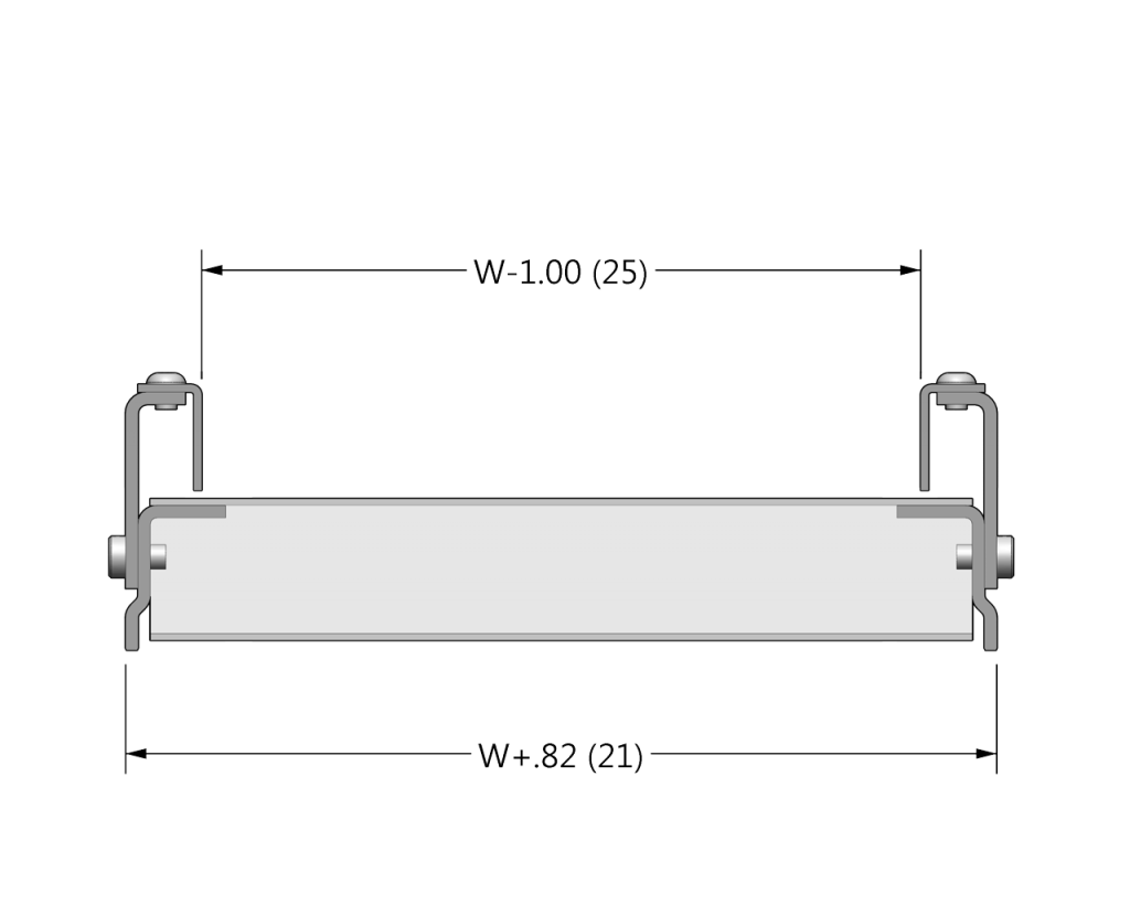 7200 Profile: 21 1" Sanitary Bolt-On High Side