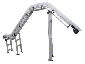 SmartFlex conveyor with drip pans under conveyor