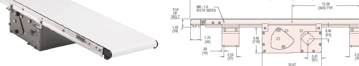 Flat Belt Center Drive Header