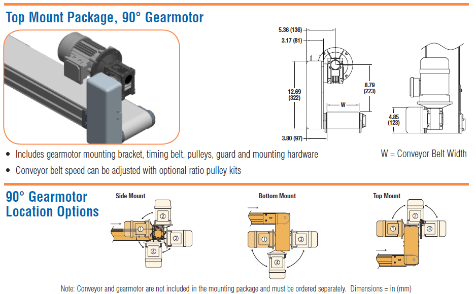 , 3200 Serie Montagepakete