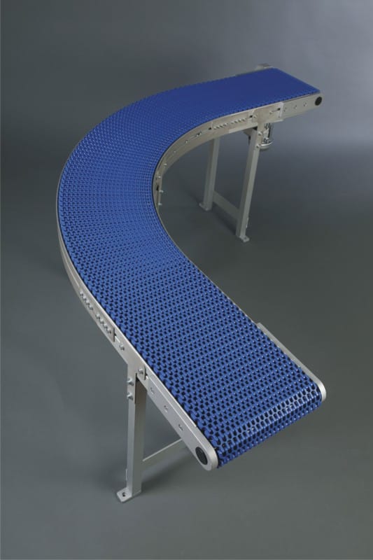 AM-C Curved Modular Chain Conveyor - Dorner Conveyors