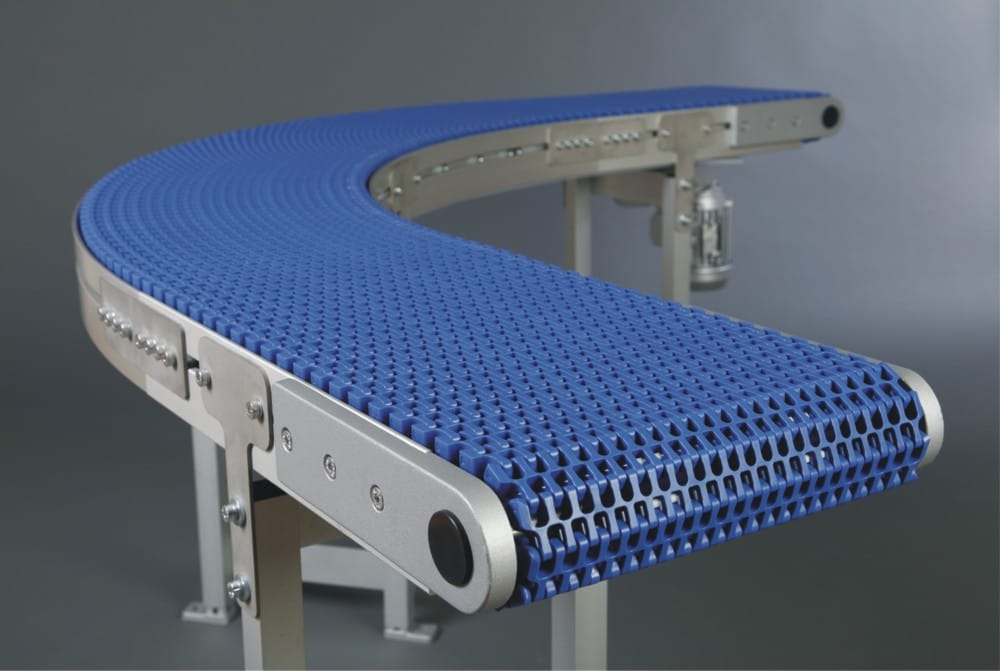 AM-C Curved Modular Chain Conveyor - Dorner Conveyors