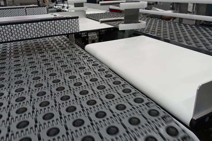 , Case Handling System using 3200 Series Conveyors with Intralox ARB Technology