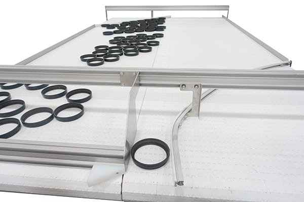 small parts recirculating table system