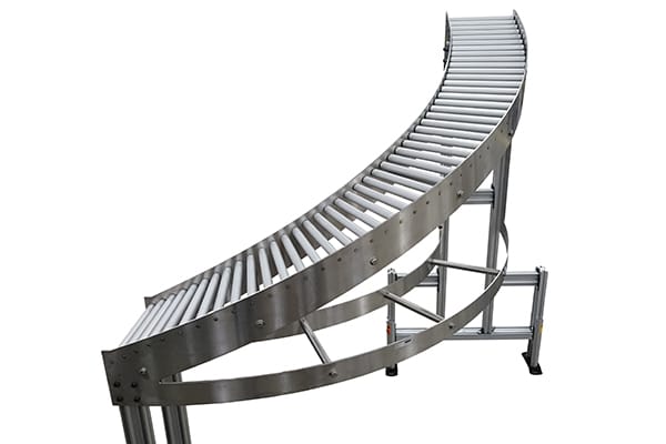 , Custom Gravity Roller Conveyor Provides Space Saving Design