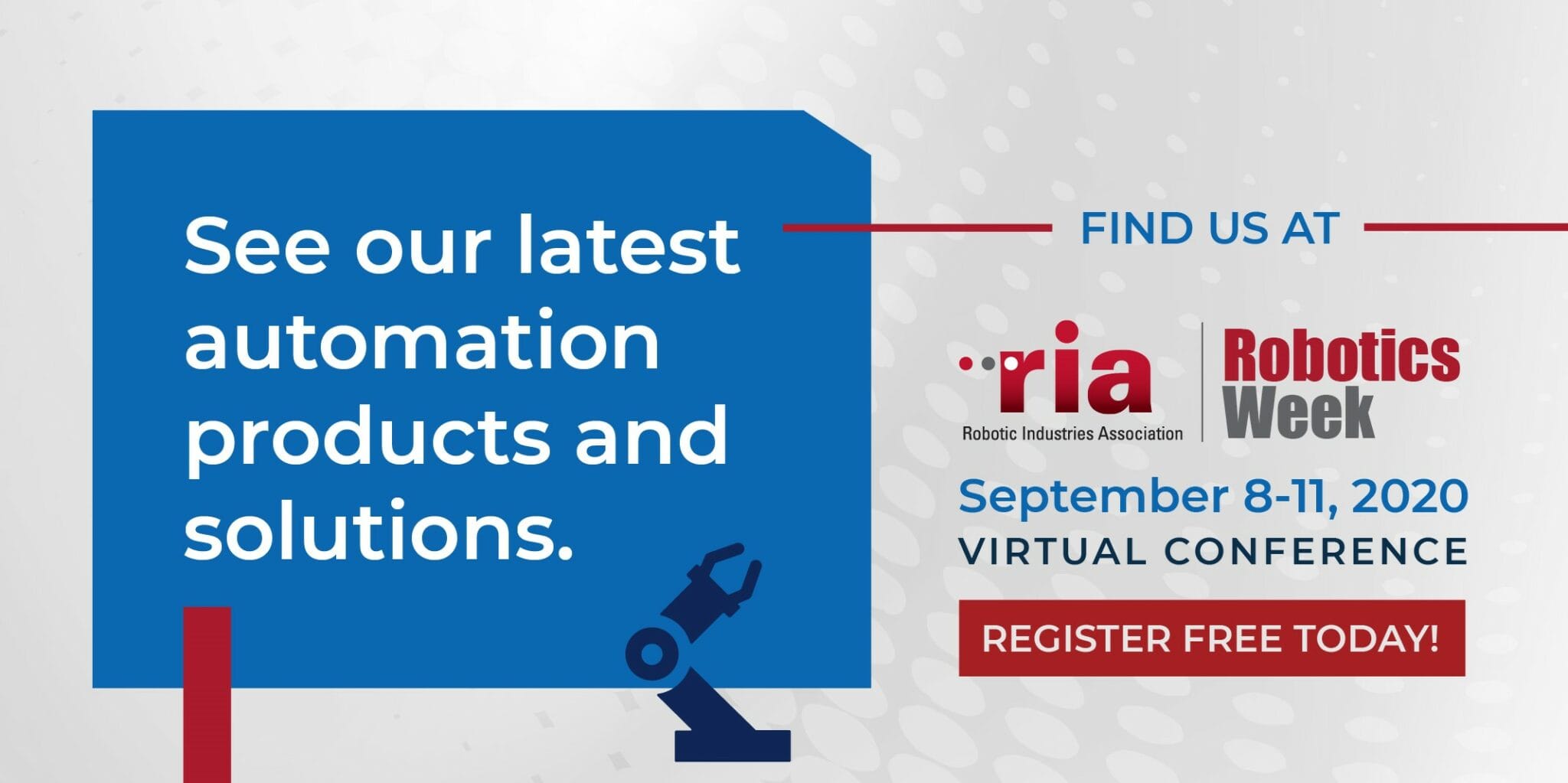 , Visit Dorner at RIA Robotics Week