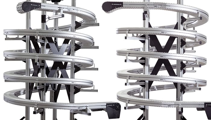 , Build-to-Order Inclines/Declines Available on FlexMove® Helix Conveyors