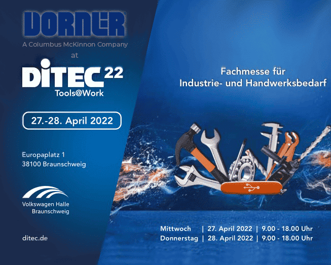 , Dorner GmbH auf der Messe DITEC