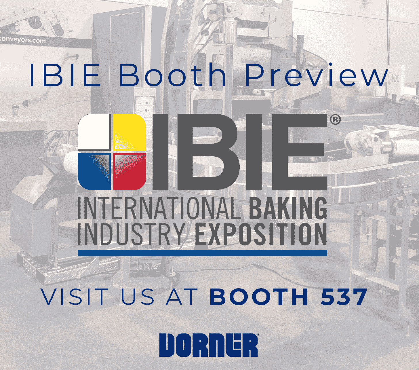 ibie booth preview from dorner