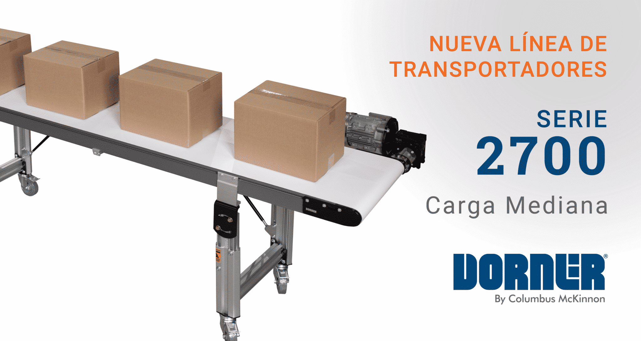 , Presentamos la Serie 2700: el NUEVO transportador para carga mediana de Dorner!