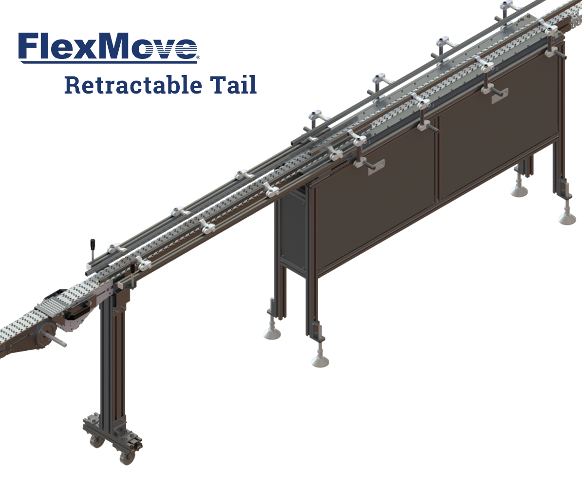 , Unlocking Space Efficiency: Introducing Dorner’s FlexMove Retractable Conveyors
