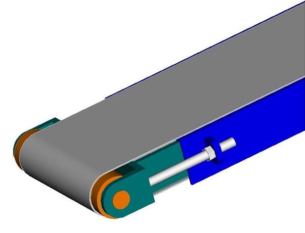 , Belt Tensioning Methods for Small Package Conveyors