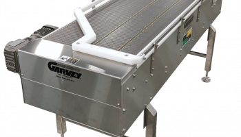 garvey biflo two lane accumulation conveyor